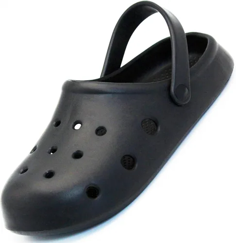 Vista 8 de Zuecos de jardín para mujeres y hombres, zapatos antideslizantes, sandalias clásicas para usar fuera del hogar, uso casual, antideslizante, cojín