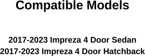 Vista 2 de Vidrio para puerta delantera izquierda del conductor compatible con modelos Subaru Impreza 2017-2023