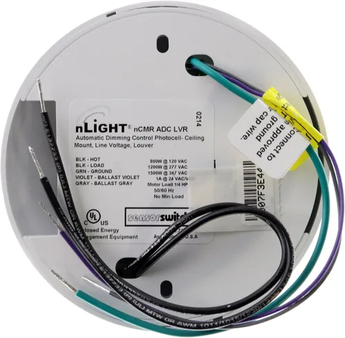 Vista 2 de Sensor Switch NCMR-ADC-LVR nSensor de ocupación de atenuación de luz, fotocélula, 120/347V