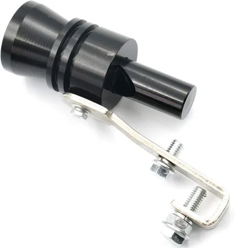 Vista 5 de Válvula de escape de turbo para automóvil, escape con sonido de silbato, válvula de aluminio universal, accesorios para automóvil, tamaño XL