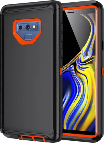 Vista 10 de Funda para Galaxy Note 9, a prueba de golpes, a prueba de caídas, a prueba de polvo, protección de cuerpo completo de 3 capas, funda rígida de alto