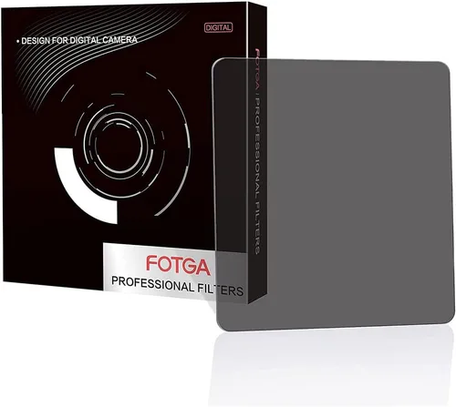 Vista 10 de Fotga - Filtro cuadrado de densidad neutra de vidrio óptico de 4 x 4 pulgadas, ND2 filtros ND completos para soporte de caja mate Swing Away (ND2)