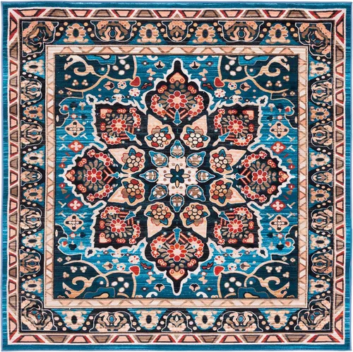 Vista 13 de SAFAVIEH Riviera Collection - Alfombra lavable de 2 pies 2 pulgadas x 9 pies, beige y carbón, antideslizante y fácil de limpiar, ideal para sala