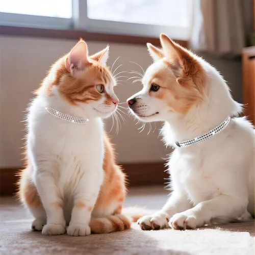 Vista 2 de PUPTECK Collar básico ajustable para gato con diamantes brillantes y campanas dobles, para gatitos y cachorros pequeños, collares de diamantes