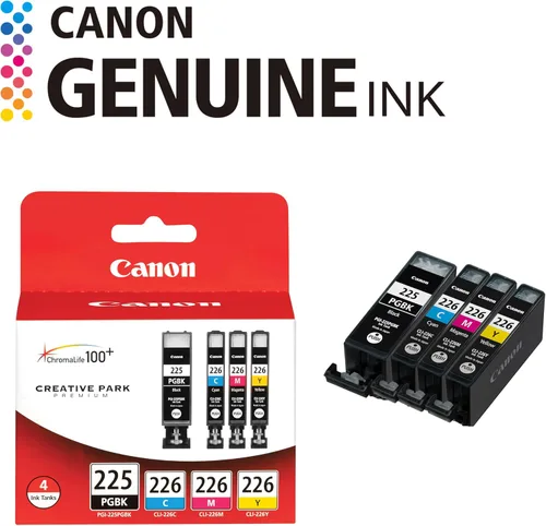 Vista 2 de Tinta Canon negra y color, modelo No. 4530B008 4 unidades - directo de fábrica