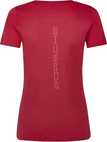 Vista 2 de Porsche Motorsport Camiseta roja para mujer