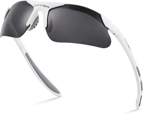 Vista 38 de Gafas de sol deportivas polarizadas para niños y niñas, gafas de béisbol y sóftbol, montura TR90