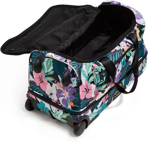Vista 3 de Vera Bradley Women's Recycled Ripstop Foldable Rolling Duffel Bag