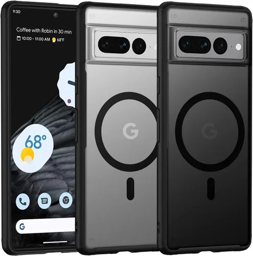 Vista 12 de TIANNIUKE Funda Magnética para Google Pixel 6, Transparente y Resistente al Amarilleo, Compatible con MagSafe, Funda Protectora Antigolpes de Ajuste