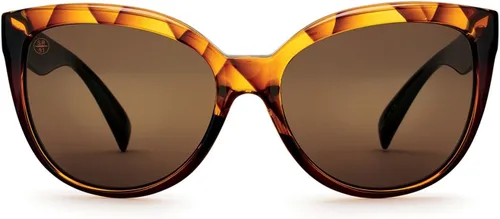 Vista 2 de Kaenon Gafas de sol polarizadas Lina para mujer Ámbar cristal oro