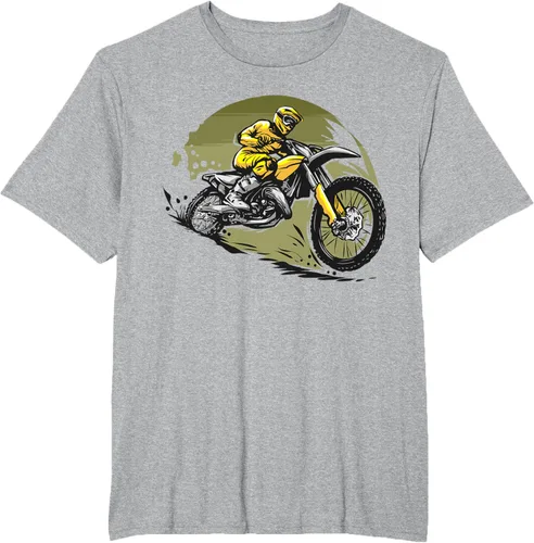 Vista 48 de Camiseta de motocross Supermotard Enduro, Negro, S