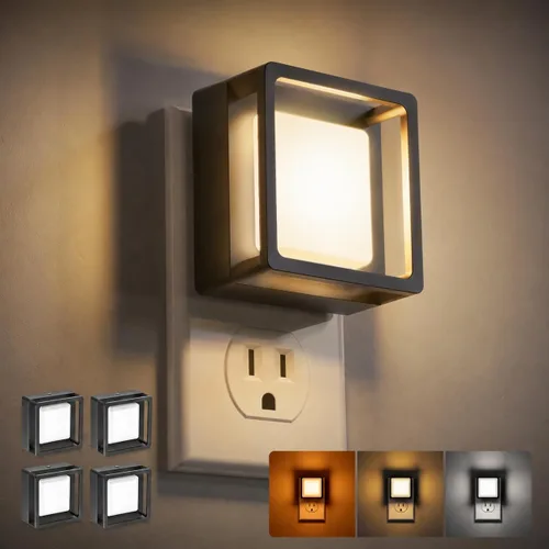 Vista 14 de DORESshop - Luz nocturna LED, luces nocturnas enchufables a la pared [2 paquetes], 3CCT