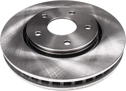 Vista 375 de Detroit Axle - Rotores de freno delantero para 04-13 Mazda 3 Rotores de frenos de disco 06-15 Mazda 5 Reemplazo: Rotor regular delantero de 11.81