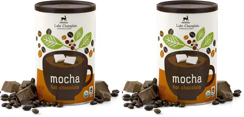 Vista 3 de Lake Champlain Chocolates Chocolates calientes moca, peso neto 16 onzas Mocha