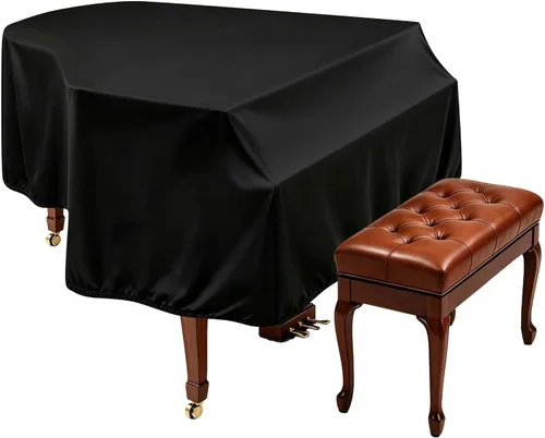 Vista 7 de Cubierta antipolvo para teclado de piano de 76 teclas, suave seda de leche elástica, cubierta de teclado electrónico, accesorios de piano a prueba