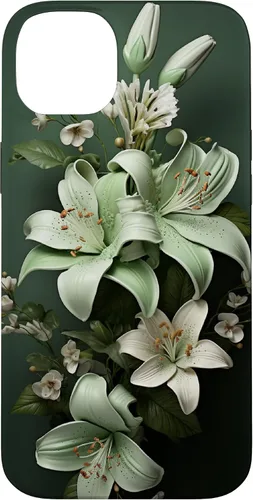 Vista 15 de Funda para iPhone 12 mini Sage green Wildflower Aesthetic Flower