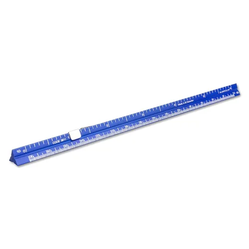 Vista 53 de Alumicolor Regla Métrica de Bolsillo para Arquitecto de Aluminio, 15CM, Negro