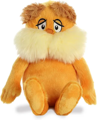 Vista 3 de Aurora® Dr. Seuss™ El Lorax Figura de Peluche Fantástica - Peluche Oficialmente Licenciado para Juego Imaginativo - Perfecto para Niños y Adultos