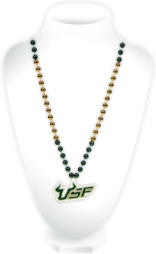 Vista 44 de Rico Industries NCAA Fan Shop - Cuentas estilo Mardi Gras con logotipo del equipo 3-Color del