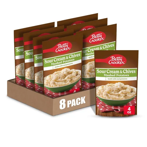 Vista 15 de Betty Crocker Puré de patatas con mantequilla y hierbas, 4 onzas (paquete de 8)