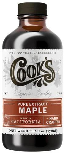 Vista 89 de Cook's, Sabor puro de vainilla sin alcohol, para cocinar, hornear, postres, extracto alternativo de vainilla de Madagascar sin alcohol, 8 onzas
