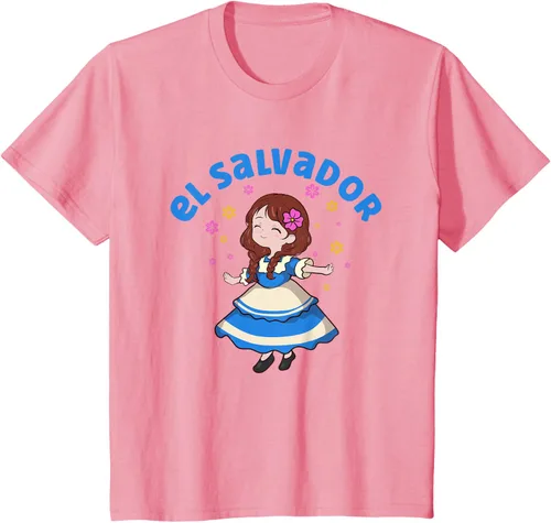 Vista 51 de Camiseta de mujer hispana con bandera salvadoreña de El Salvador Orgullosa, Negro
