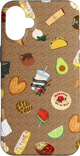 Vista 23 de Brown Antojitos Mexican Food Latino Tacos Pan Dulce - Carcasa para iPhone 17