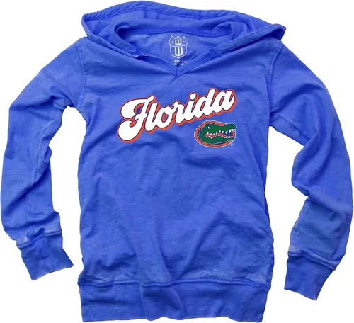 Vista 57 de Wes and Willy NCAA Camiseta con Capucha de Cuello en V para Niñas Air Force Falcons Azul