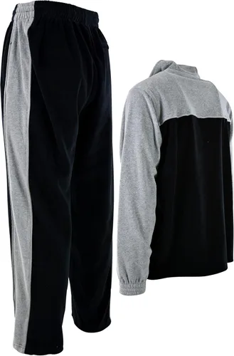 Vista 4 de ChoiceApparel Chándal de terciopelo para hombre con bolsillos con cremallera