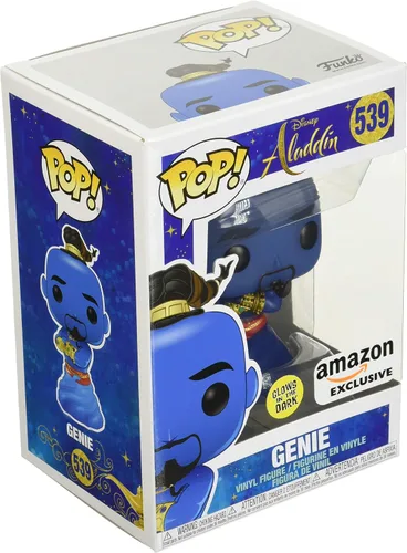 Vista 3 de Pop Disney: Aladdin Live Action - Genio (brilla en la oscuridad), exclusivo de Amazon, multicolor