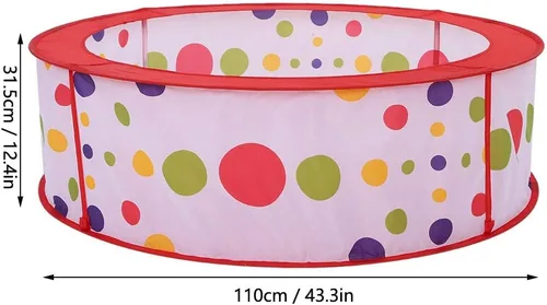 Vista 2 de Hztyyier Tienda de campaña para niños pequeños, tienda de campaña para actividades divertidas en interiores y exteriores, pelotas no incluidas