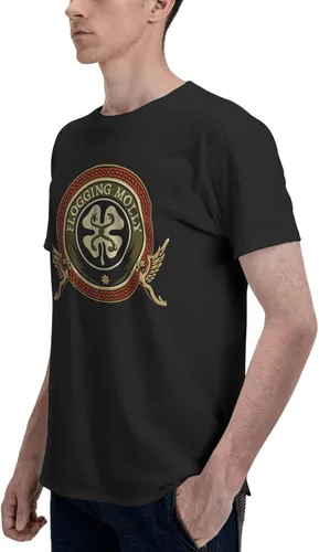 Vista 6 de Men's Cotton T Shirts Casual Camping Short Sleeve Full Season Tee