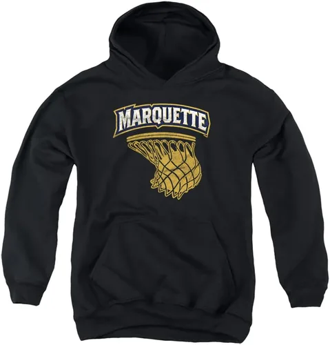 Vista 8 de Marquette University Sudadera con capucha oficial de baloncesto para niños y niñas
