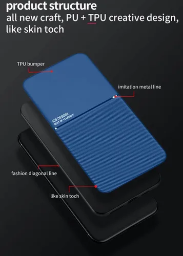 Vista 3 de Kepuch Mowen - Carcasa para Oppo Realme 7, color azul