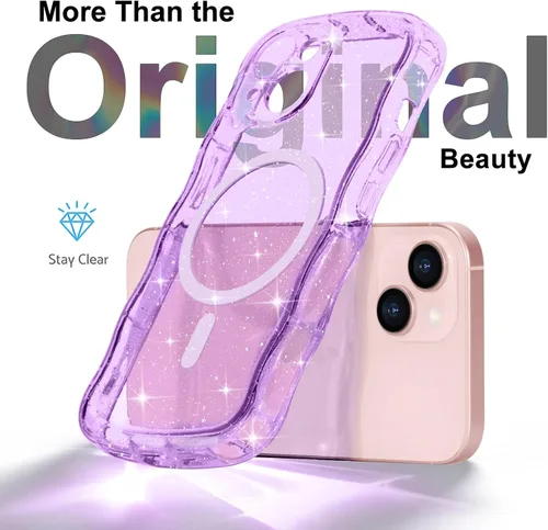 Vista 200 de Pepmune Funda magnética para iPhone 17 Pro Max, color rosa