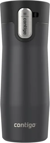 Vista 24 de Contigo AUTOSEAL West Loop - Taza de viaje de acero inoxidable aislada al vacío con tapa fácil de limpiar, 12 onzas, arándano