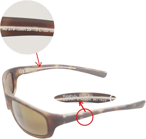 Vista 6 de Walleva - Lentes de repuesto para gafas de sol Maui Jim Kipahulu, múltiples opciones disponibles