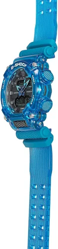 Vista 4 de G-Shock GA900SKL-2A Sound Waves Skeleton Series Reloj, verde azulado, Azul, Moderno