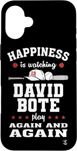 Vista 22 de iPhone 16 David Bote Happiness is Watching Gameday Case