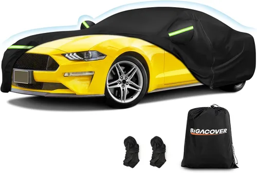 Vista 8 de Funda impermeable para coche para BMW Serie 3 M3 M340i 340i 335i 330i 328i 320i 2007-2023 E90 F30 G20, 210D Oxford con forro de algodón