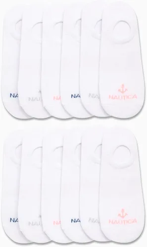Vista 2 de Nautica Calcetines para mujer Forros de puños invisibles (paquete de 12)