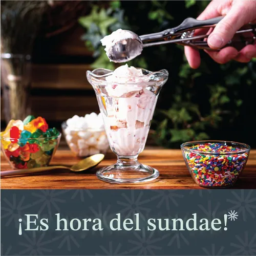 Vista 5 de Vikko Tazas de helado con base de vidrio, juego de 6 tazas de leche, vasos de malteada de 7.5 onzas, tazas de helado con base, vasos de postre