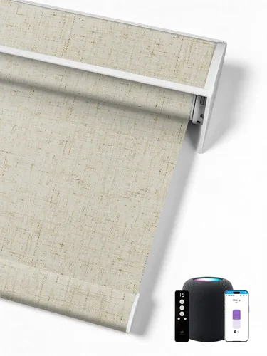 Vista 34 de SmartWings Persianas Enrollables Inteligentes Motorizadas con Filtro de Luz, Persianas Eléctricas con Control Remoto para Ventanas Compatibles