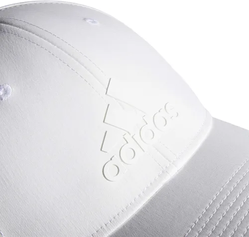 Vista 3 de adidas Gorra elástica estructurada Gameday 3 para hombre, Blanco