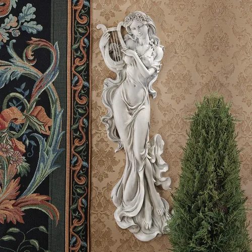 Vista 2 de Design Toscano Musical Muse - Escultura de pared, individual