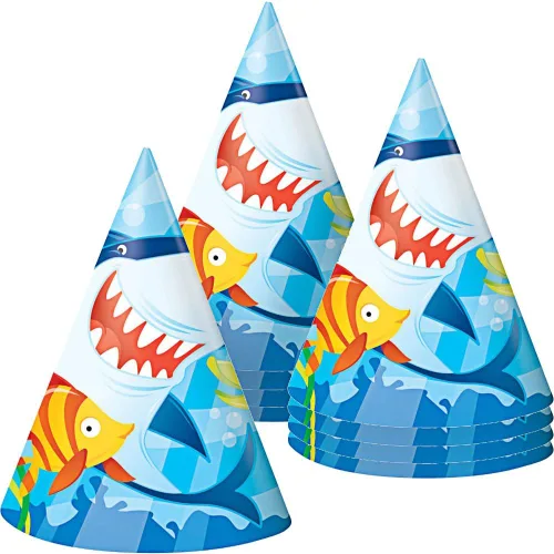 Vista 3 de Unique Fin Friends - Decoraciones colgantes en espiral, 26 pulgadas, color azul