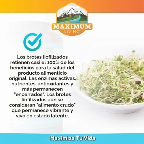 Vista 5 de Vita-Sprout Mezcla de multivitamínicos y fitonutrientes integrales - 120 Cápsulas