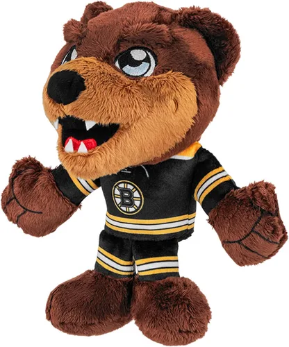 Vista 5 de Bleacher Creatures Boston Bruins Blades 8" Kuricha Mascot Sentada de Peluche - Suave Inspirado en Mascota Chibi de la NHL