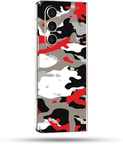 Vista 27 de MightySkins Skin compatible con Samsung Galaxy Z Fold 5 - Puppy Fall Funda protectora de vinilo duradera y única Fácil de aplicar, quitar