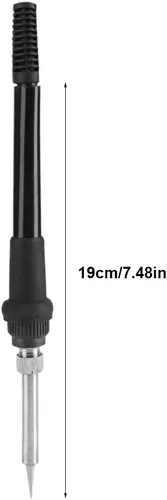 Vista 3 de Soldador de 50 W con elemento calefactor A1322 DC 24V 5 pines temperatura ajustable punta de soldadura compatible con estaciones de soldadura 936